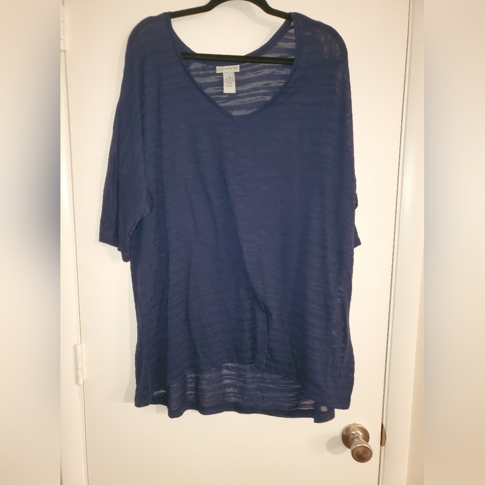 Navy Blue Catherine's Top